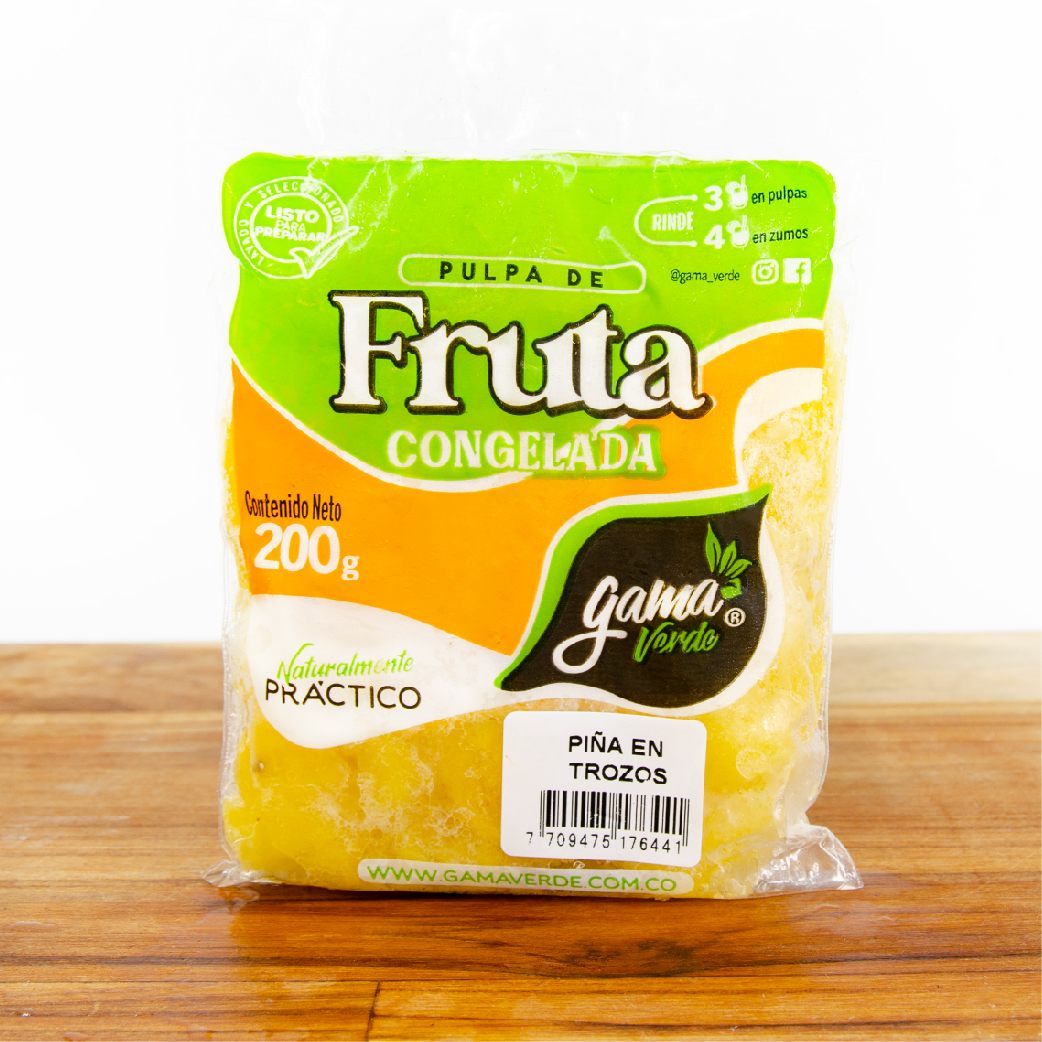 Fruta Congelada - Piña oro miel 200 g