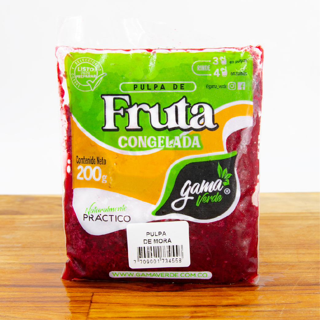 Pulpa de Mora 200 g
